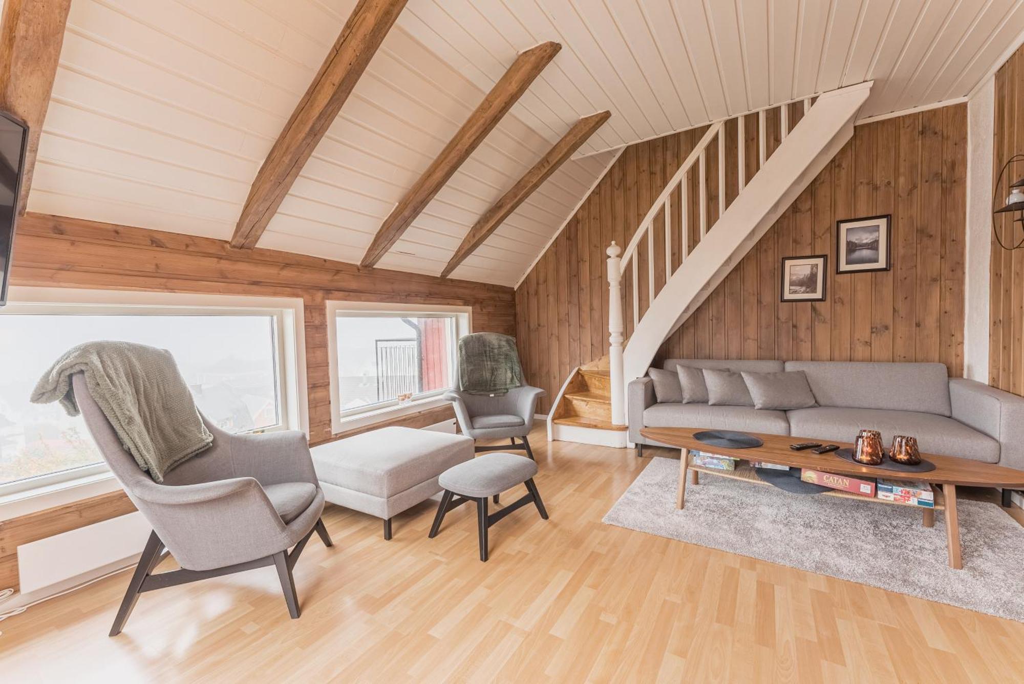 Toppleilighet I Sentrum Av Lillehammer Exteriör bild